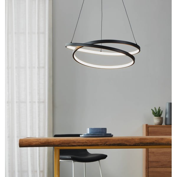 Lampadario LED nero ø 55 cm RUOTALE – EGLO-image-1