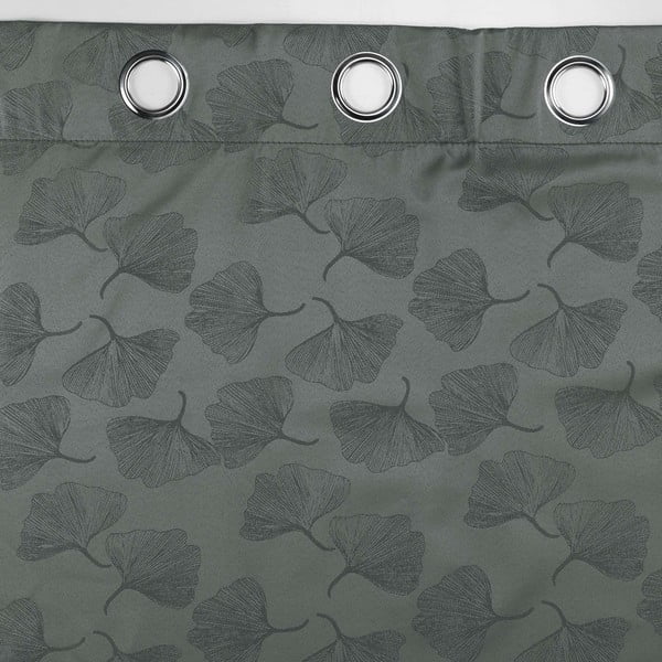 Tenda jacquard antracite oscurante 140x260 cm Lunella - douceur d'intérieur-image-4