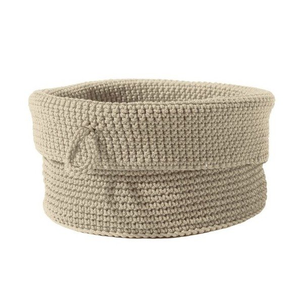 Košík Confetti Sand, 19 cm