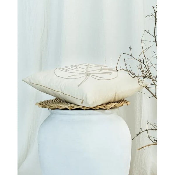 Federa decorativa in misto cotone 45x45 cm – Mila Home-image-1