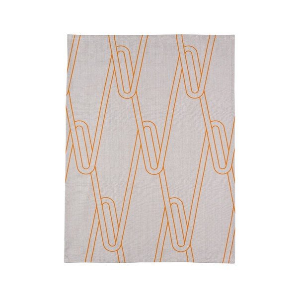 Panno arancione e beige - Zone