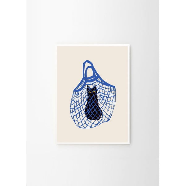 Poster 30x40 cm The Cat’s In The Bag – Chloe Purpero Johnson – The Poster Club-image-3
