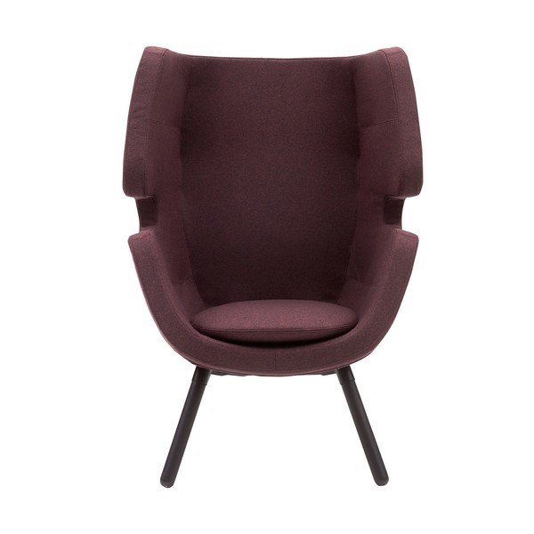 Poltrona viola scuro Moai - Softline