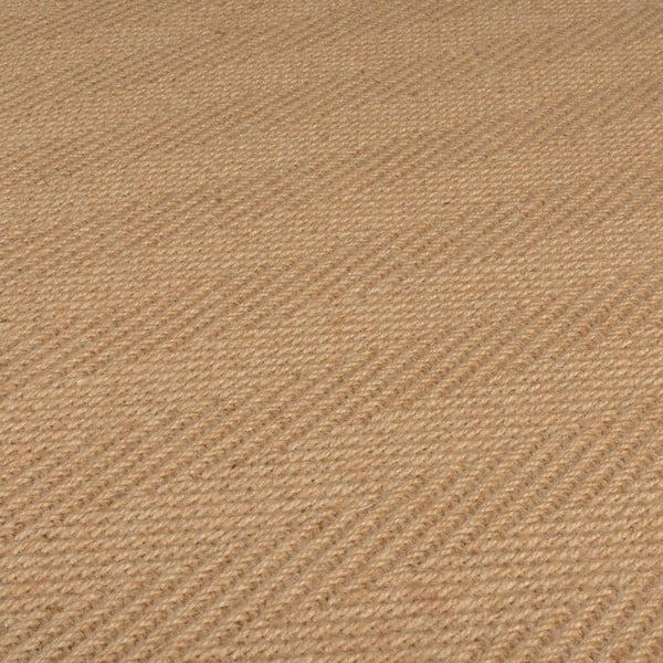 Runner in iuta di colore naturale 60x600 cm Kira - Flair Rugs-image-4