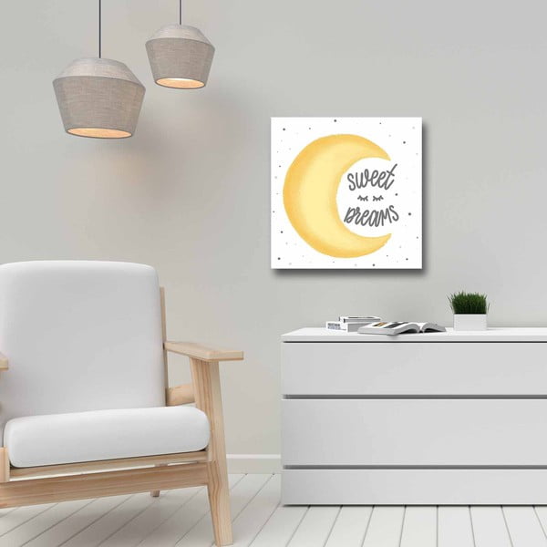 Quadro per bambini 45x45 cm Sweet Dreams - Wallity-image-1