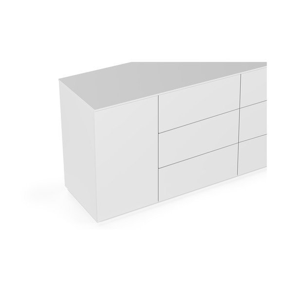 Cassettiera bassa bianca 160x84 cm Join - TemaHome-image-1