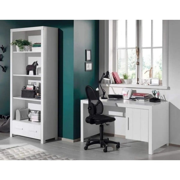 Tavolo da lavoro bianco per bambini Erik - Vipack-image-1