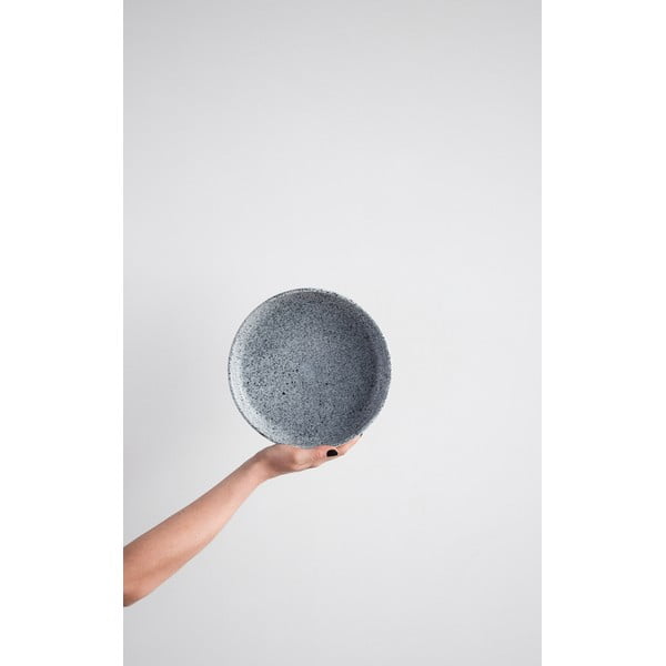 Ciotola in gres bianco-nero , ø 23,5 cm Mess - ÅOOMI-image-1