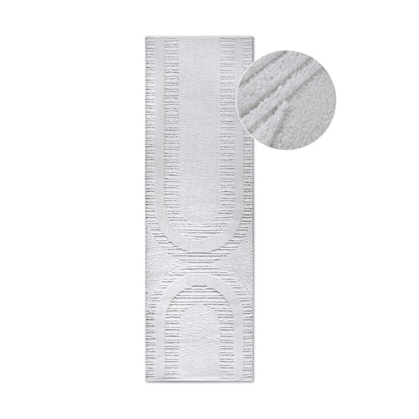 Passatoia color crema 80x240 cm Bartoux Cream White - Elle Decoration