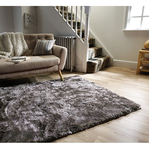 Tappeto grigio Serenity Silver, 120 x 170 cm - Flair Rugs-image-3