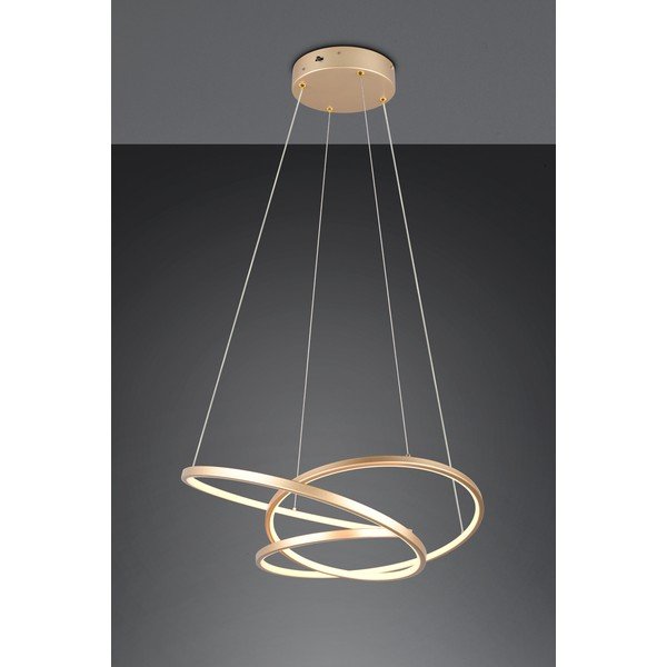 Lampadario a LED dimmerabile in oro Darvin - Trio-image-1