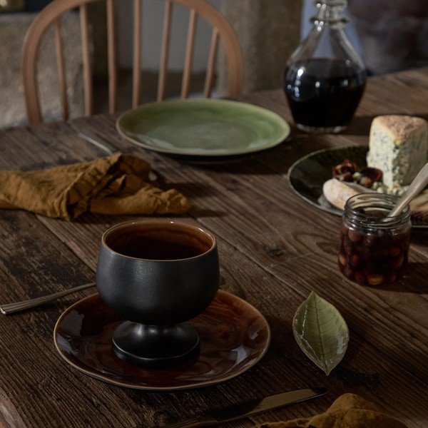 Ciotola in gres verde chiaro, lunghezza 18 cm Riviera - Costa Nova-image-4