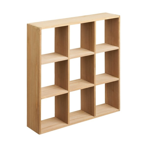 Mensola di colore naturale in pino massiccio con ripiani multipli 46 cm Moss – House Nordic-image-2