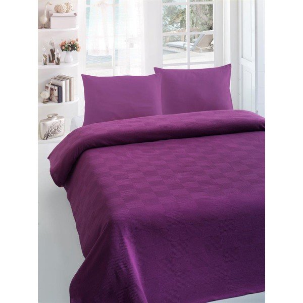 Copriletto Orgu Maroon, 200x235 cm - Mijolnir