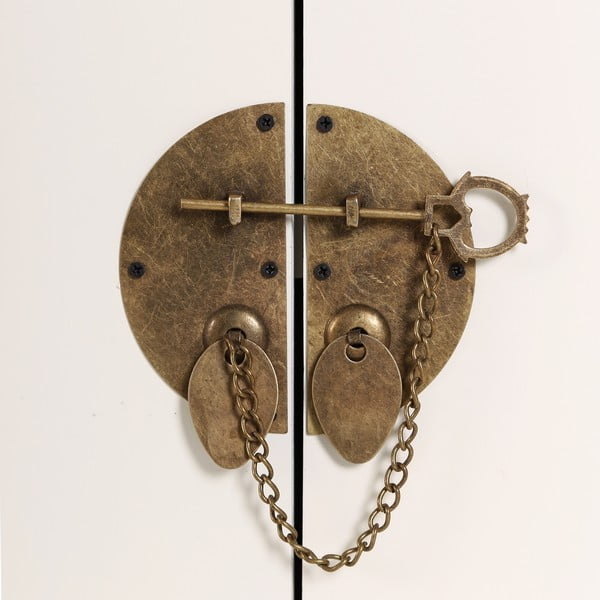 Cassettiera bassa bianca 130x50,5 cm Oriente - Ixia-image-1