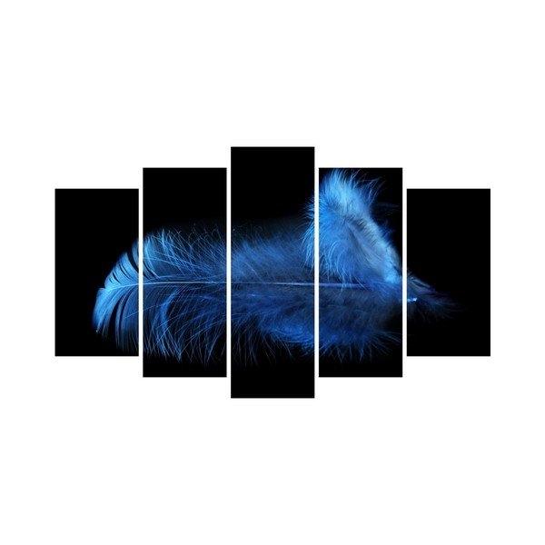 Quadro multiplo Deep Azul, 102 x 60 cm - 3D Art