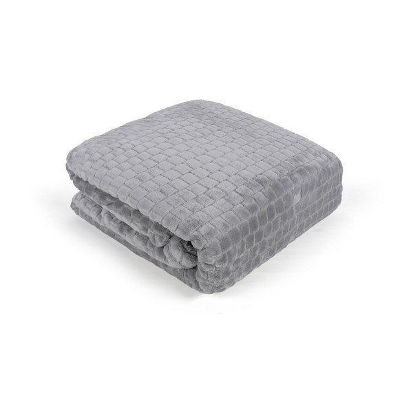 Copriletto grigio per letto matrimoniale 200x220 cm Melinda - Mijolnir