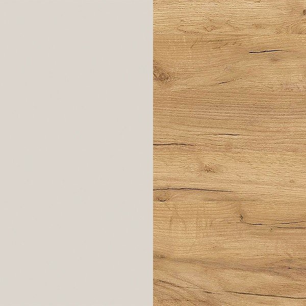 Armadietto color crema con effetto rovere da appendere 93x52x29 cm Libbiano – Germania-image-3
