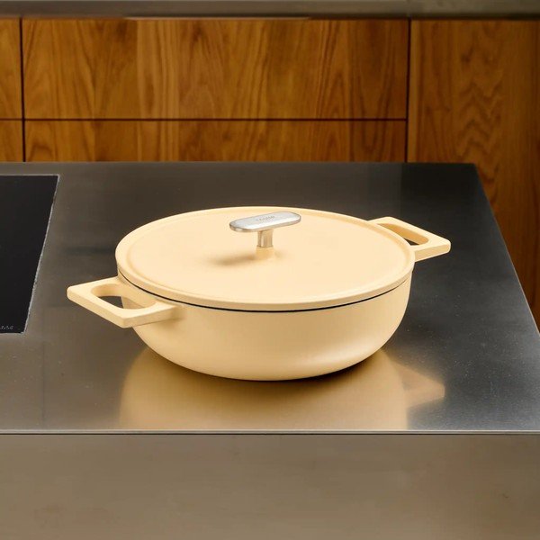 Padella in ghisa con coperchio ø 26 cm tegame Mattia 3.0 – FABINI-image-1