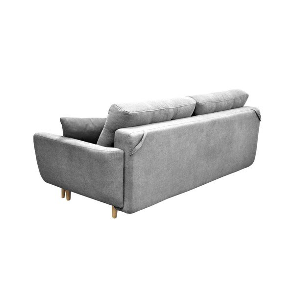 Divano letto grigio con gambe chiare Rose - Mazzini Sofas-image-4