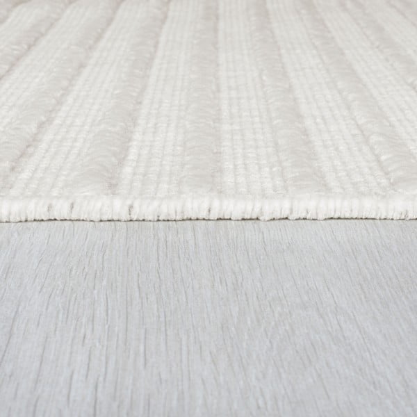 Tappeto in ciniglia lavabile bianco 160x240 cm Elton - Flair Rugs-image-4