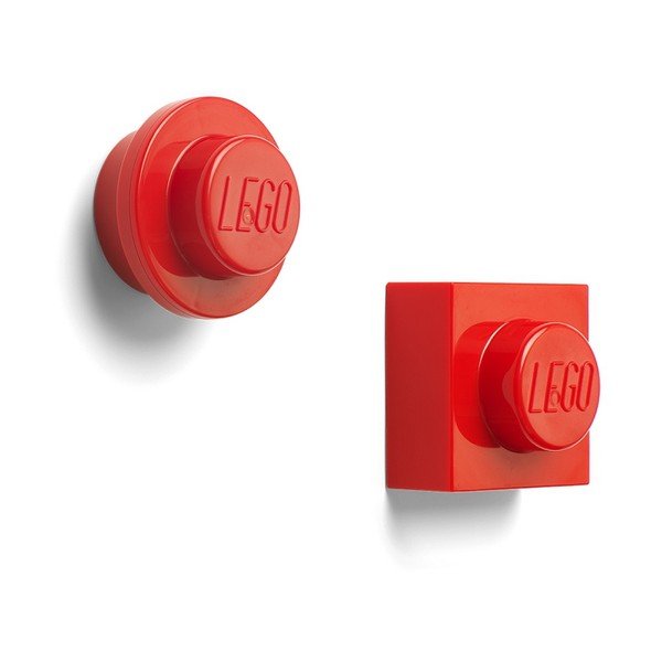 Set di 2 magneti rossi - LEGO®