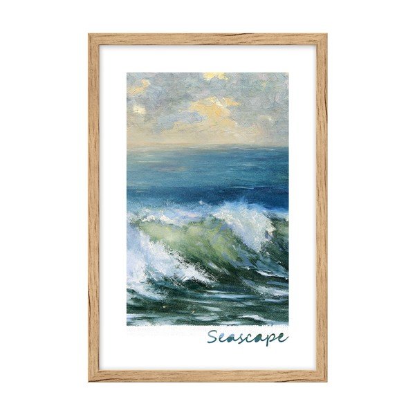 Poster 60x90 cm Seascape - knor