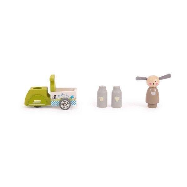 Giocattolo in legno Milk Delivery - Moulin Roty-image-1