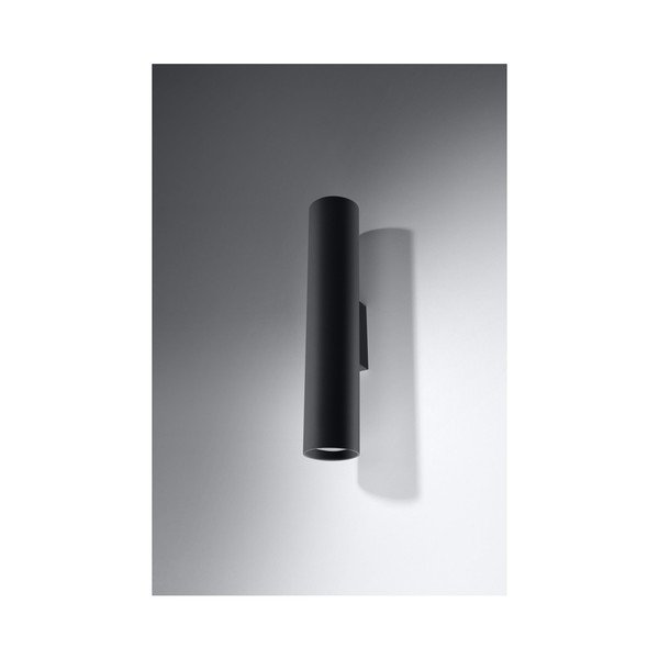 Lampada da parete nera 2 Castro - Sollux-image-2
