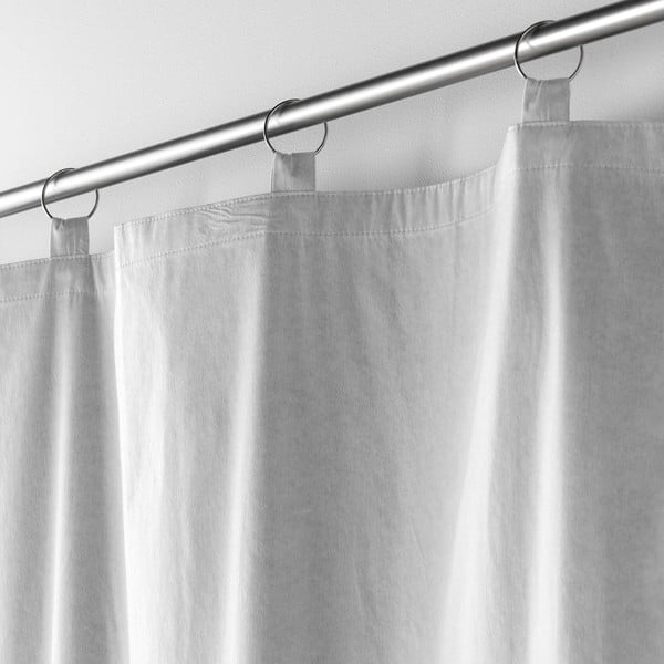 Tenda grigio chiaro 130x230 cm – douceur d'intérieur-image-1