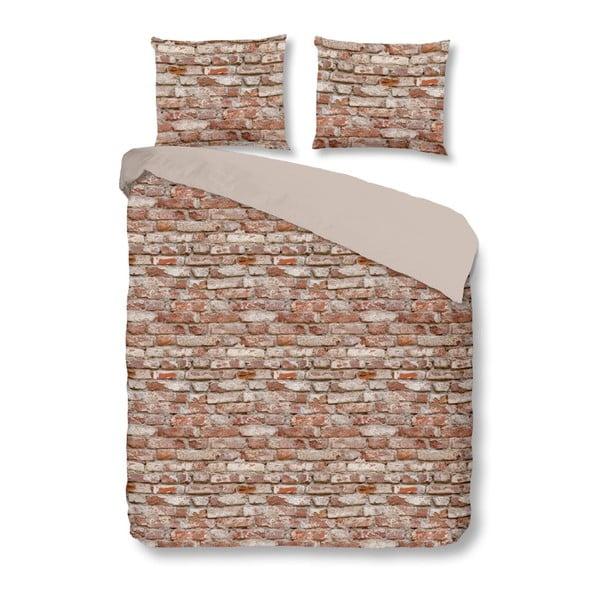 Biancheria da letto in cotone Brick, 200 x 240 cm - Good Morning