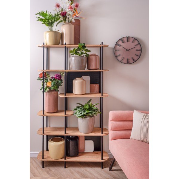 Vaso Grand in smalto beige, altezza 28 cm - PT LIVING-image-3