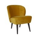 Sedia senape Sara - WOOOD