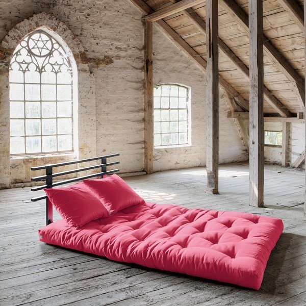 Divano letto Karup Shin Sano Nero/Magenta - Karup Design-image-1