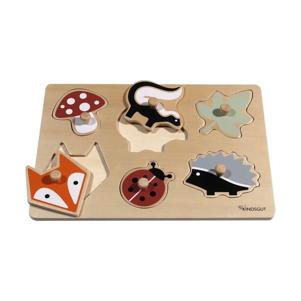 Puzzle in legno (6 pezzi) Forest - Kindsgut-image-4