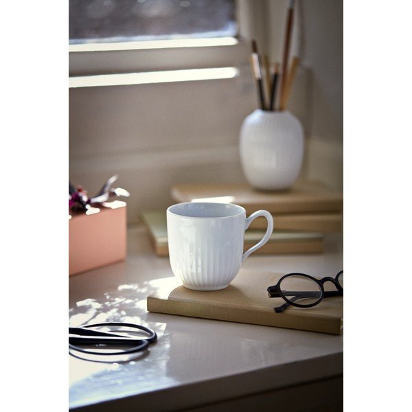 Tazza bianca in porcellana 250 ml Hammershøi – Kähler Design-image-1