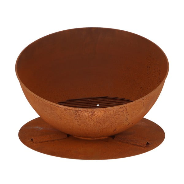 Caminetto con decoro arrugginito Moon - Esschert Design-image-1