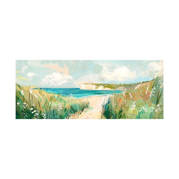 Dipinto 60x150 cm Gouache Sea – Styler