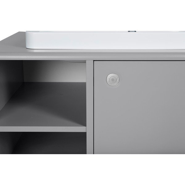 Mobile grigio con lavabo senza miscelatore 80x62 cm Color Bath - Tom Tailor-image-1
