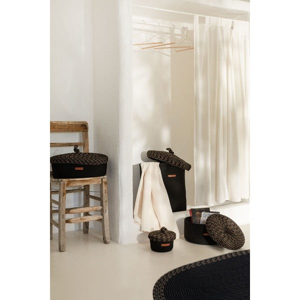 Scatola decorativa in tessuto con coperchio - Mioli Decor-image-1