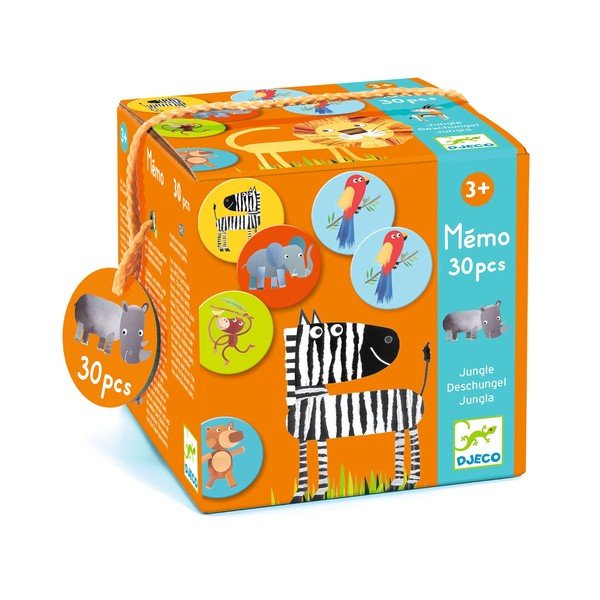 Gioco di memoria per bambini Memo Jungle - Djeco-image-1