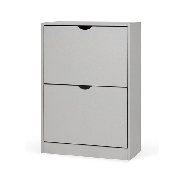 Scarpiera grigia con ante ribaltabili 50x82x24 cm Stelo – Bonami Essentials