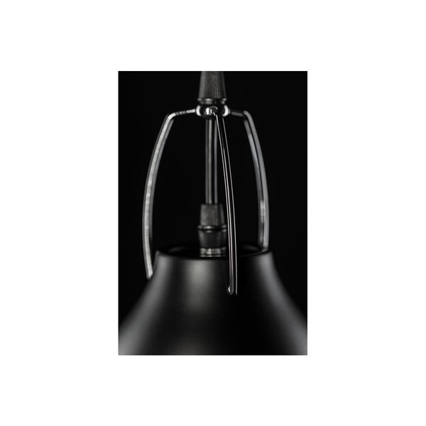 Apparecchio a sospensione nero con paralume in metallo Orient - GTV-image-2