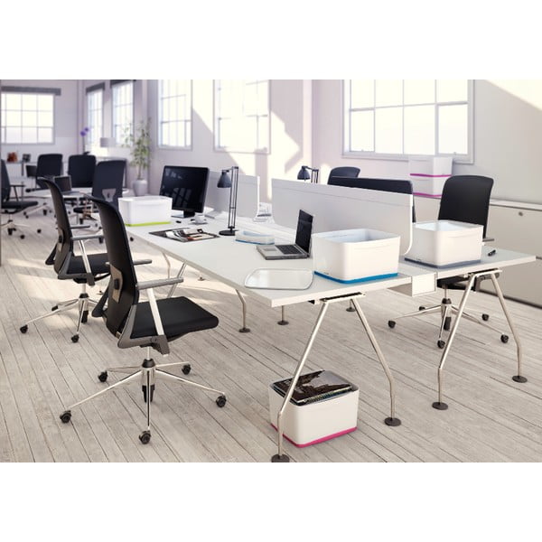 Scatola di plastica bianco-blu con coperchio 32x38,5x20 cm MyBox - Leitz-image-3