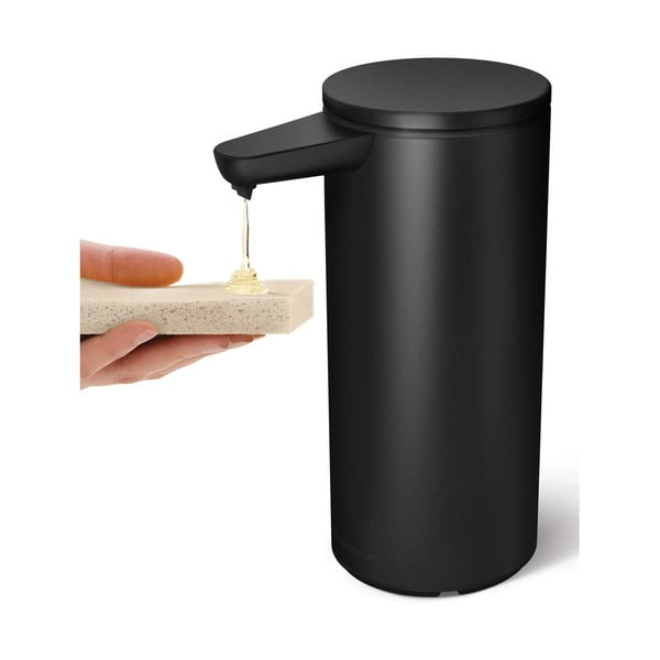 Dispenser di sapone in acciaio touchless nero opaco da 414 ml - simplehuman-image-4