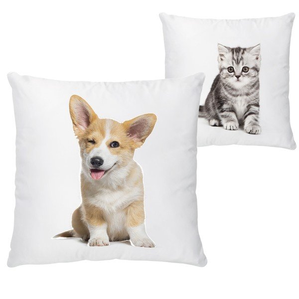 Cuscino per bambini in raso di cotone 45x45 cm The Cutest Ones – Butter Kings