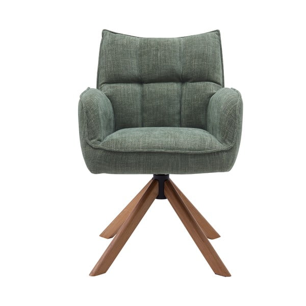 Set di sedie da pranzo verde in imbottito 2 pz Marilla – Unique Furniture-image-1