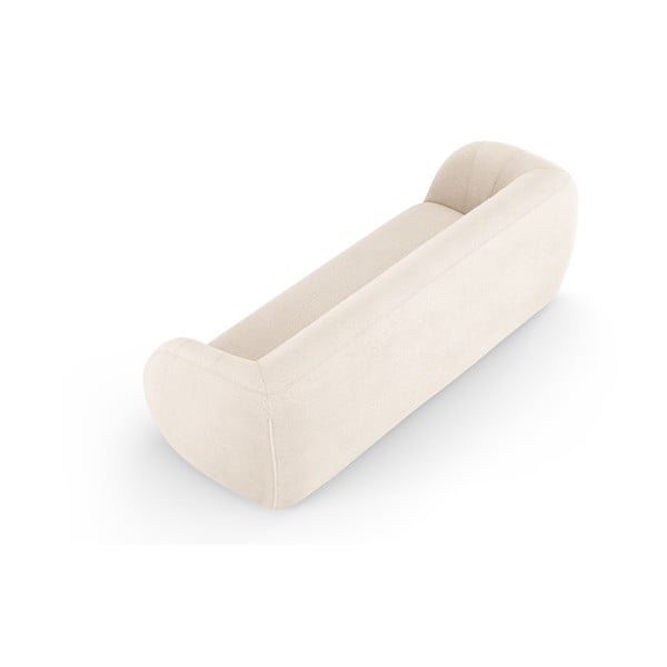 Divano in tessuto bouclé crema 230 cm Essen - Cosmopolitan Design-image-3