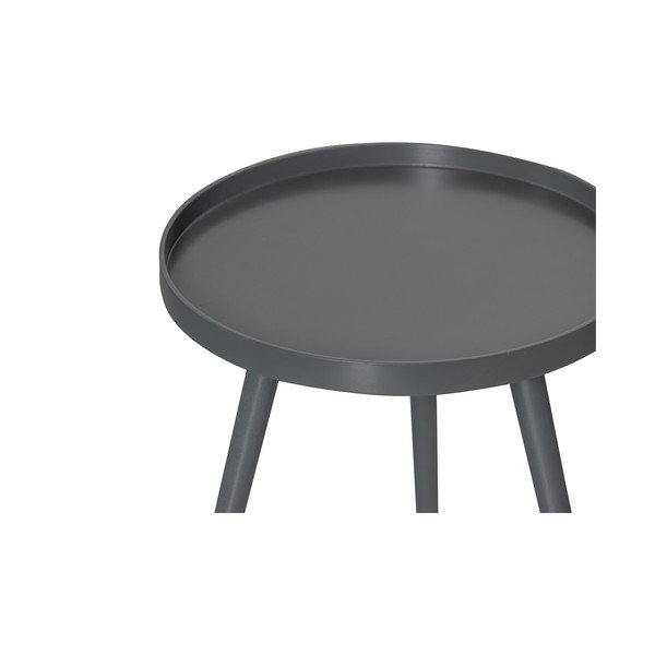 Tavolino grigio scuro , ø 41 cm Sasha - WOOOD-image-3
