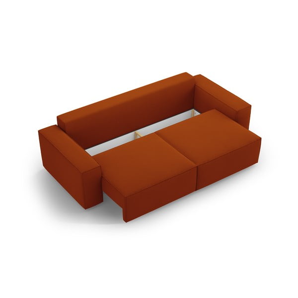 Divano letto color mattone 247 cm Jodie - Micadoni Home-image-3